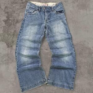 Vintage y2k Levi's flair blue bootcut wide leg light wash size 12 girls brat